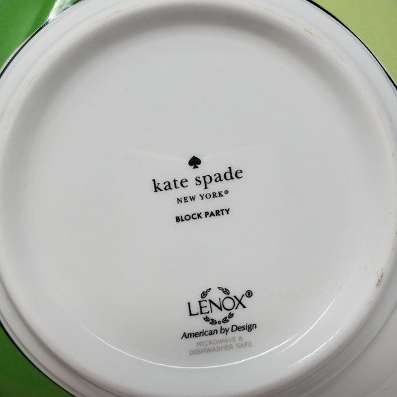HTF Kate Spade LENOX Block Party 9" Serving Bowl, Each - Discontinued - Picture 2 of 2